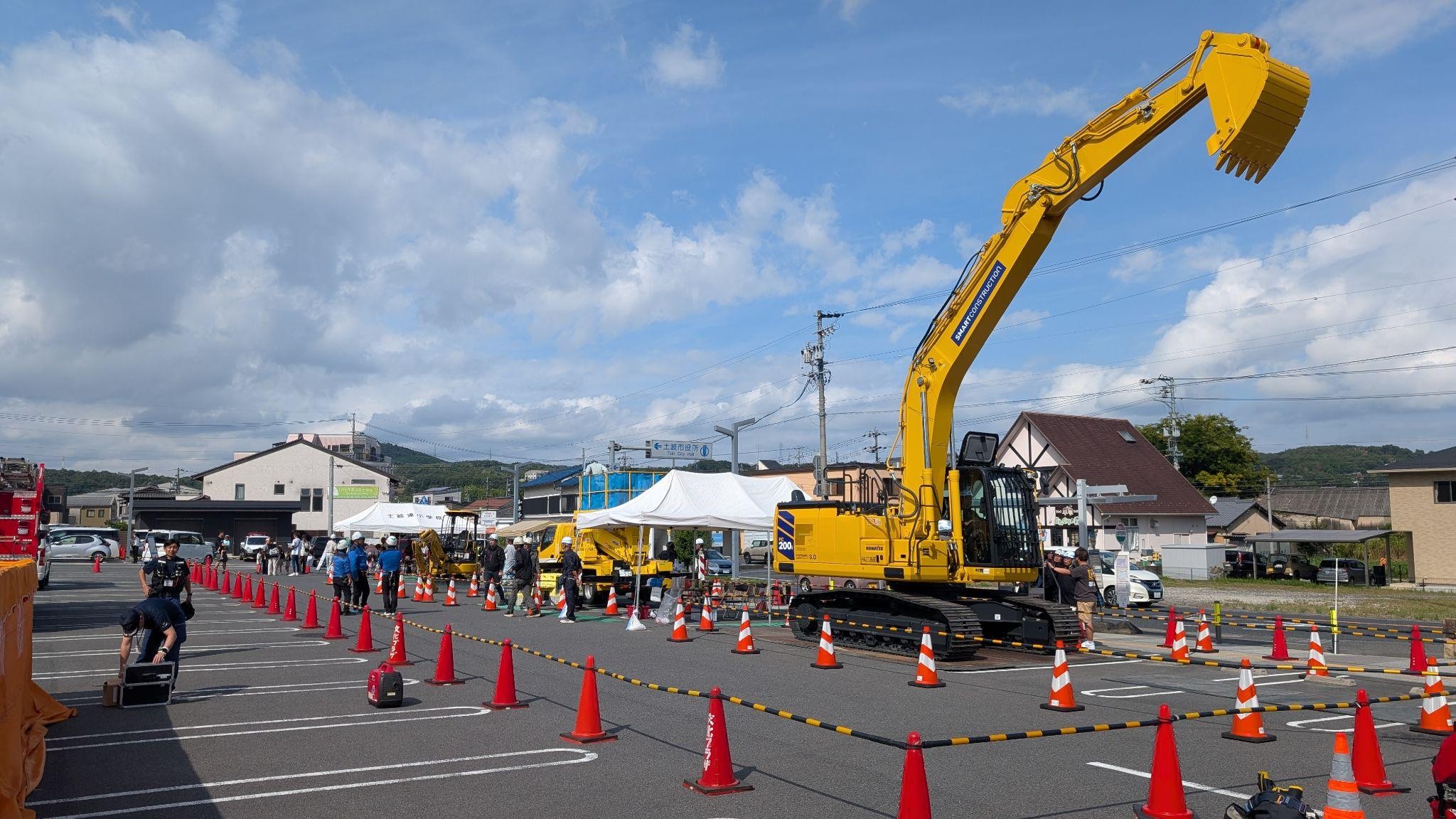 土岐市制70周年記念イベントに参加！建設業の魅力を子どもたちに体験してもらいました